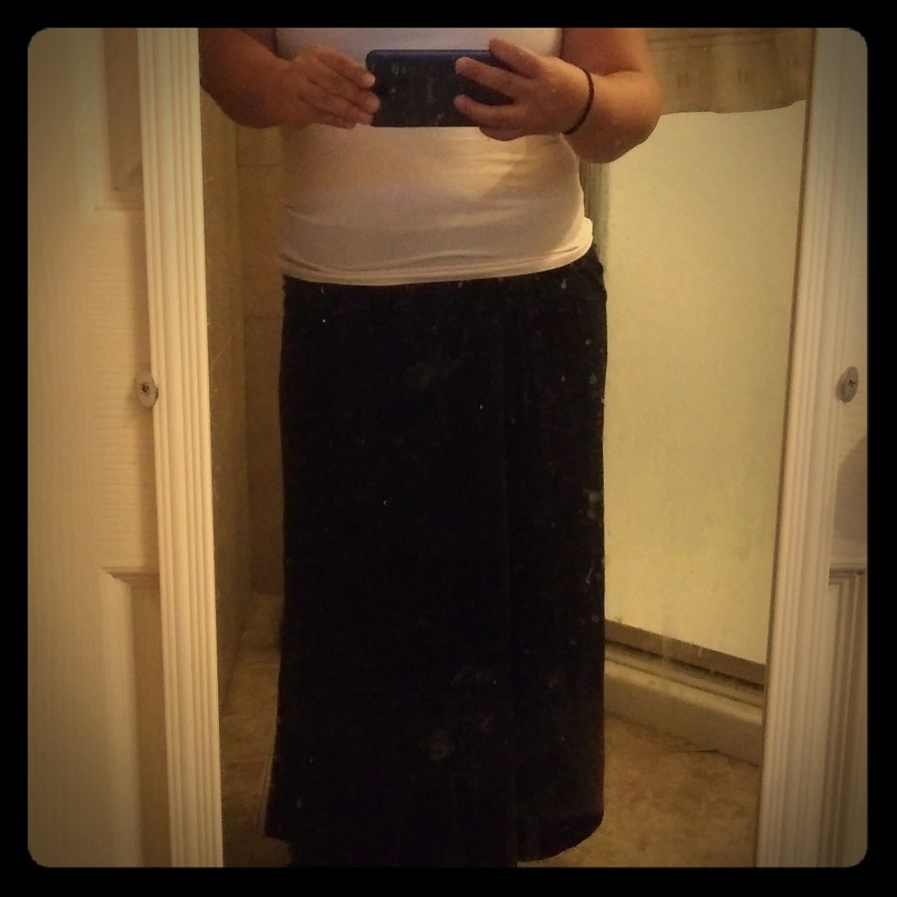 Black Maxi skirt